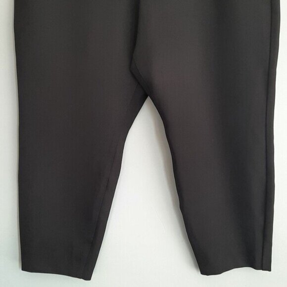 Studio by TORRID / High Waist Ankle Crop Stretch Slim Pants Black Sz 24 R - Picture 4 of 11